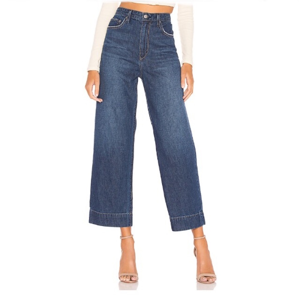 Lovers + Friends Avery Jean Wide Leg High Rise